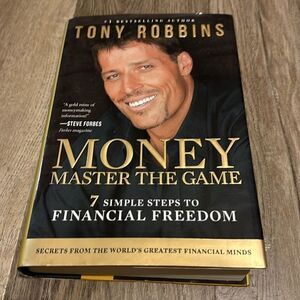 💙 Hardcover Book Tony Robbins Money Master the Game